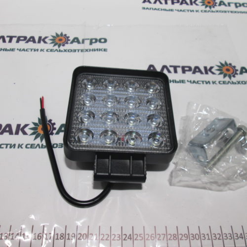 Фара п/т 16 диодов 48S-16LED-42PC алюм корп. рассеиваемый свет (габ. разм.110*42*140мм) 48W (12/24V)