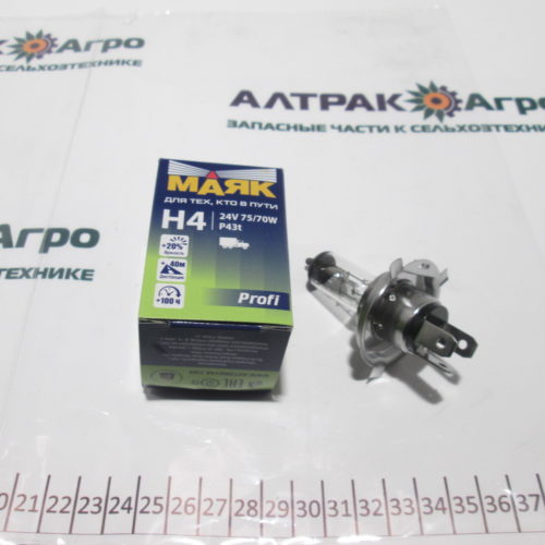 Автолампа Н4 24В 75/70Вт (P43t) галоген М-54430 МАЯК