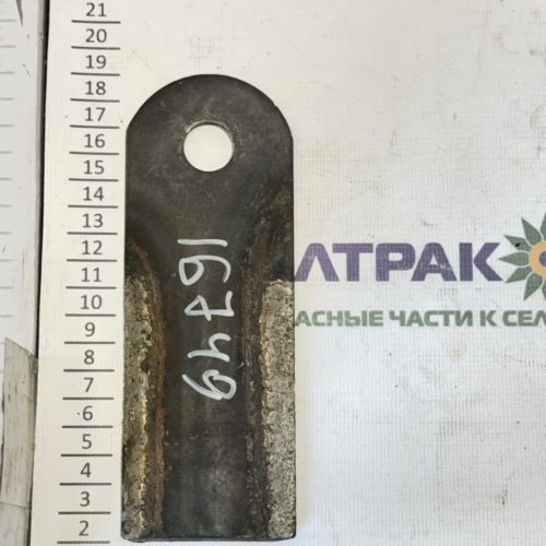 Нож барабана измельчителя (d=18) T=5 мм (до 04.2011г)  091.14.02.120-02 с наплавкой