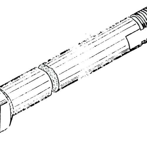 Ось БДБ 04.613, L=1450мм, d=45 БТД-3 (РЗЗ)