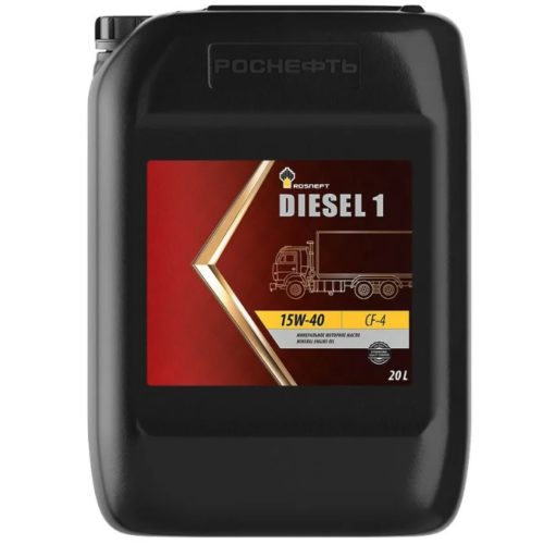 Масло моторное Rosneft Diesel 1 15w40 минер. 20л (CF-4/SJ) Роснефть М